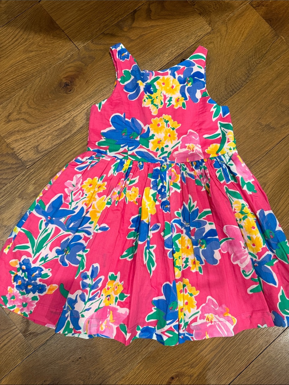 Polo by Ralph Lauren Bright Pink Floral Sundress